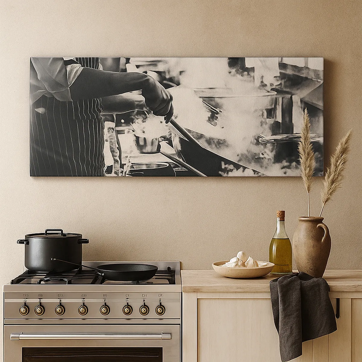 Schilderen op canvas - Alchemie van smaken - 30x30 cm