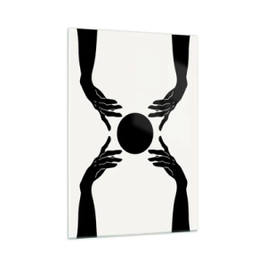 Schilderen op glas - Geheim teken - 70x100 cm