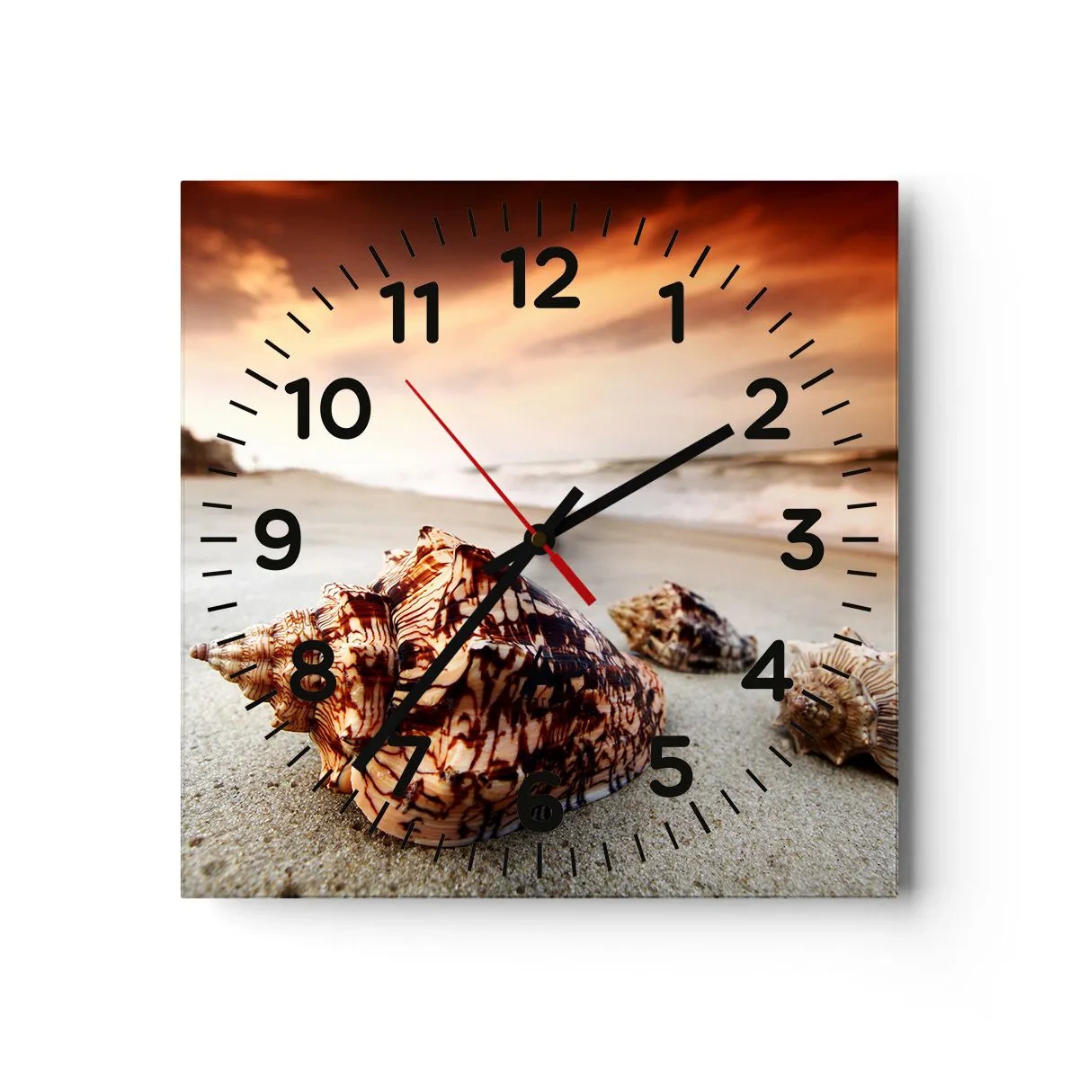 Wandklok - Klok - Outcasts van golven - 40x40 cm