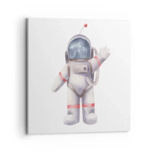 Schilderen op canvas - Tot ziens! - 70x70 cm