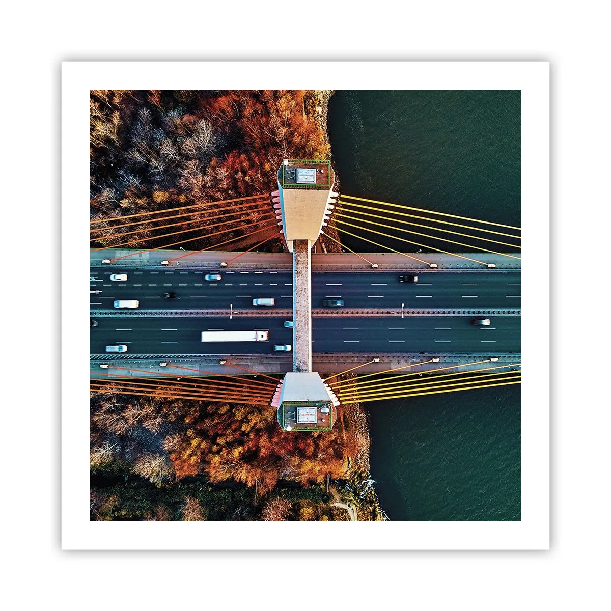 Poster - BEYOND the waters, beyond the forest - 60x60 cm