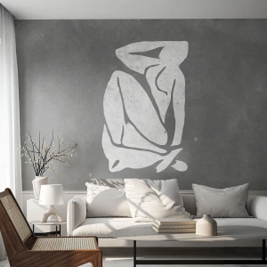 Fotobehang Premium Sand - In reflectie - Minimalistisch, Handeling, Delicaat - 100x70 cm