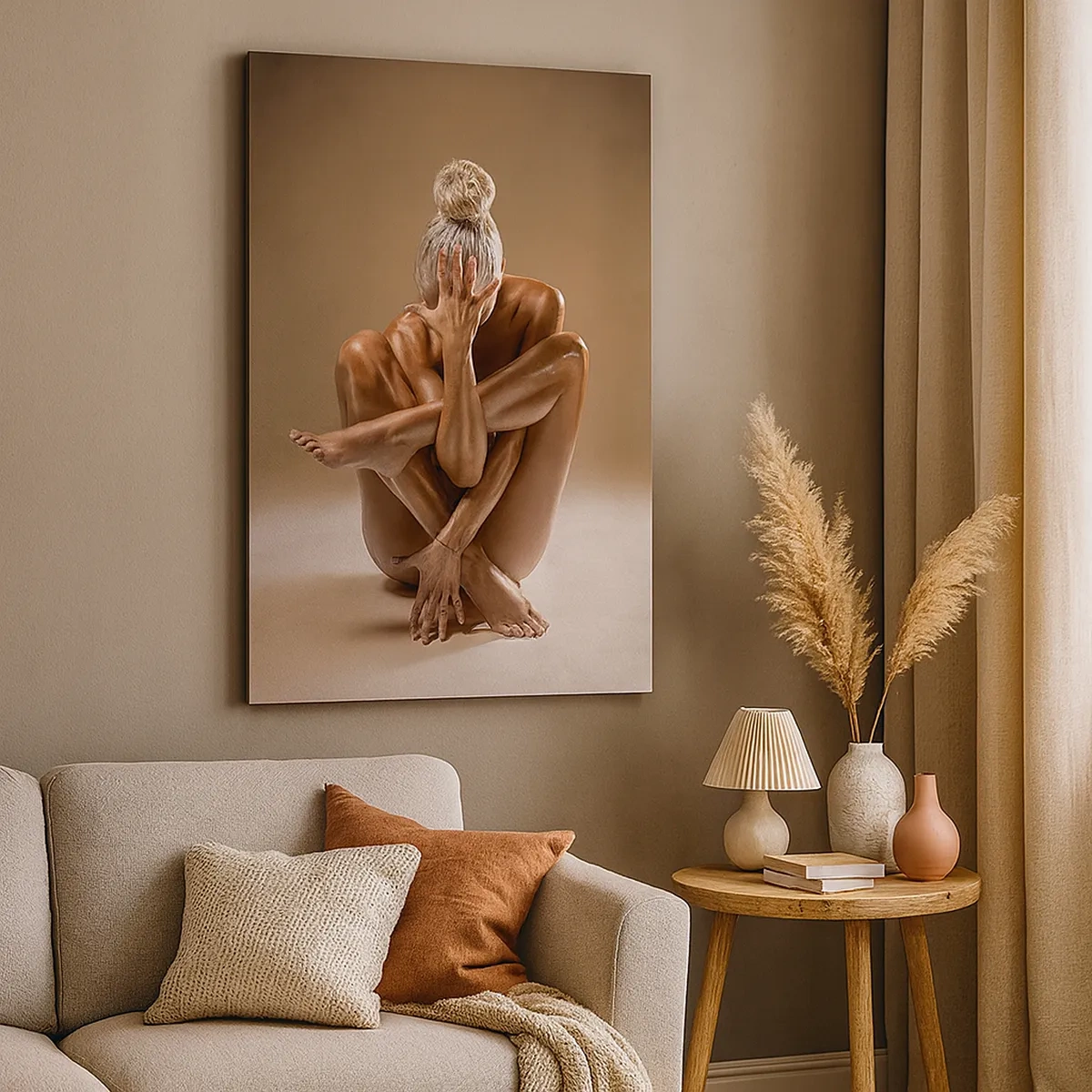 Schilderen op canvas - De eenheid van lichaam en geest - 50x70 cm