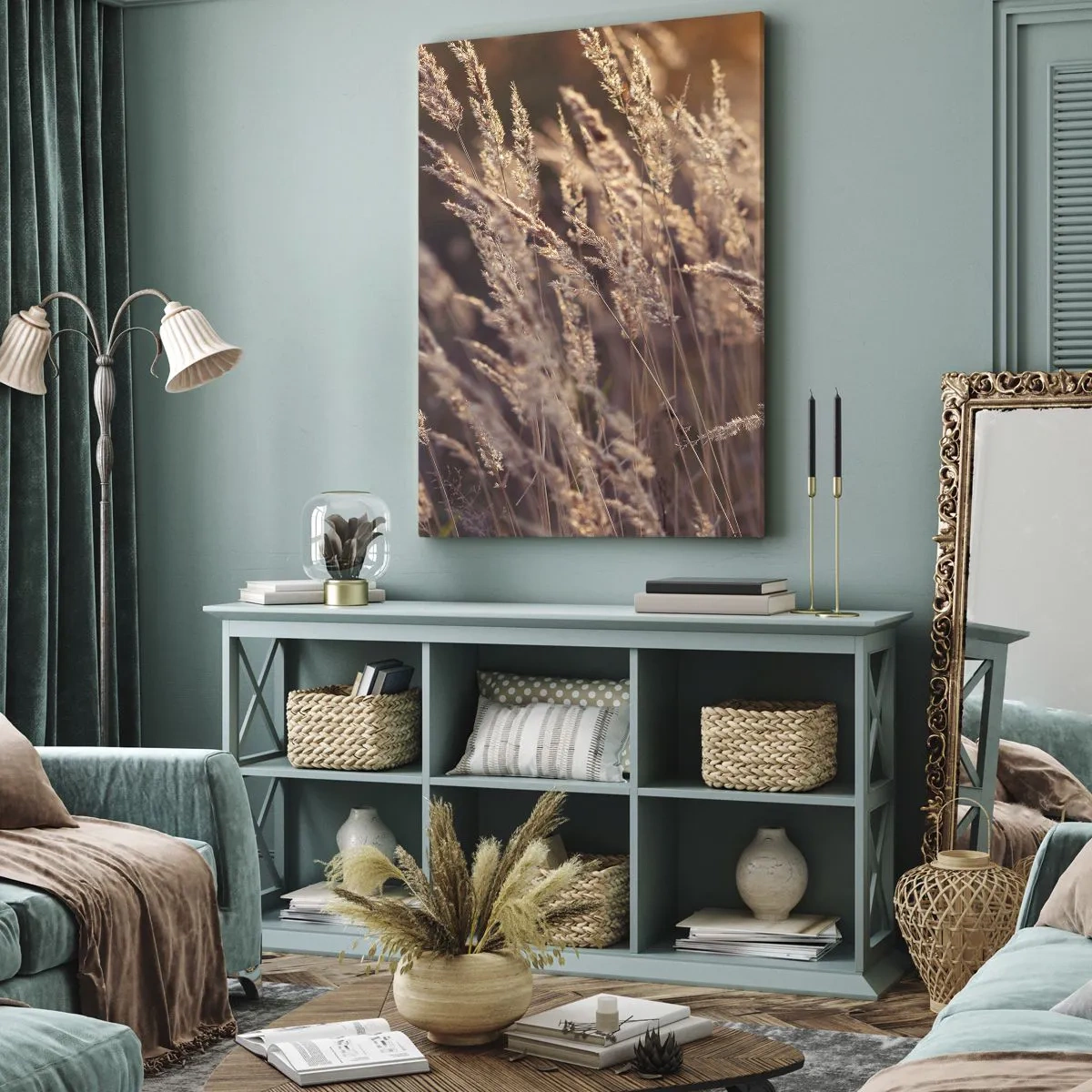 Schilderen op canvas - Klaar om de herfst te verwelkomen - 65x120 cm