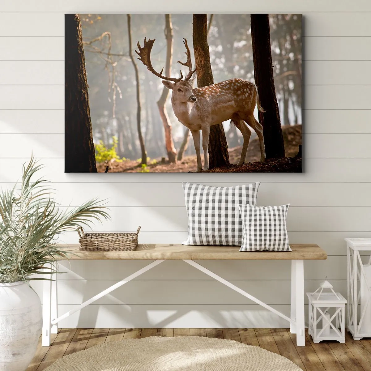Schilderen op canvas - Het licht van de jeugd - 120x80 cm