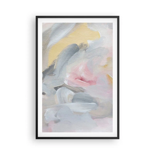 Poster in een zwarte lijst - In een pastelkleurige wereld - 61x91 cm