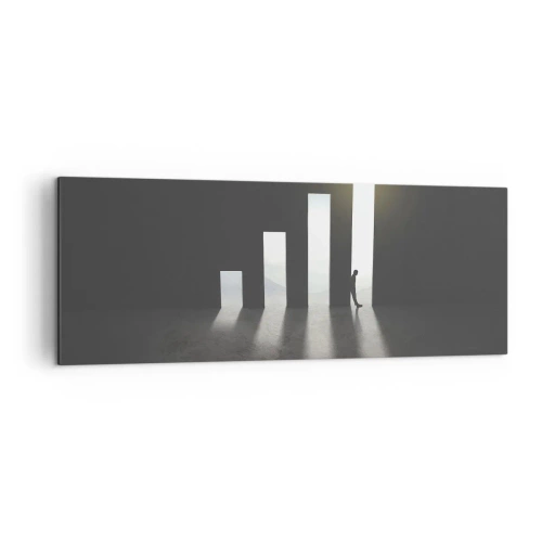 Schilderen op canvas - Succes - impressie - 140x50 cm