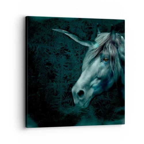 Schilderen op canvas - In een sprookjesbos - 30x30 cm