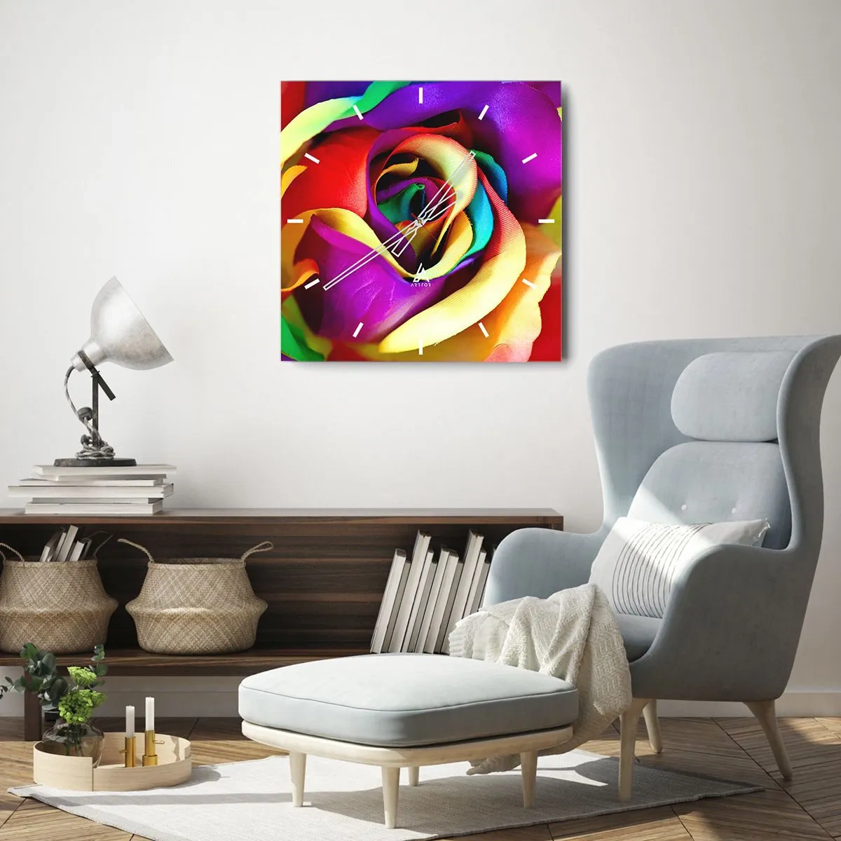 Wandklok - Klok - Het is onmogelijk - 30x30 cm