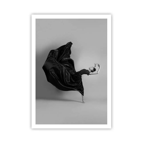 Poster - Gevleugeld door muziek - 70x100 cm