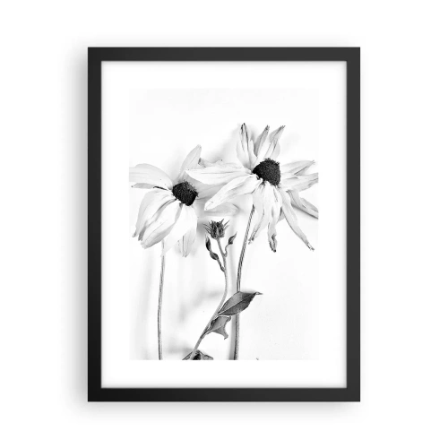 Poster in een zwarte lijst - Niemand wil alleen zijn - 30x40 cm