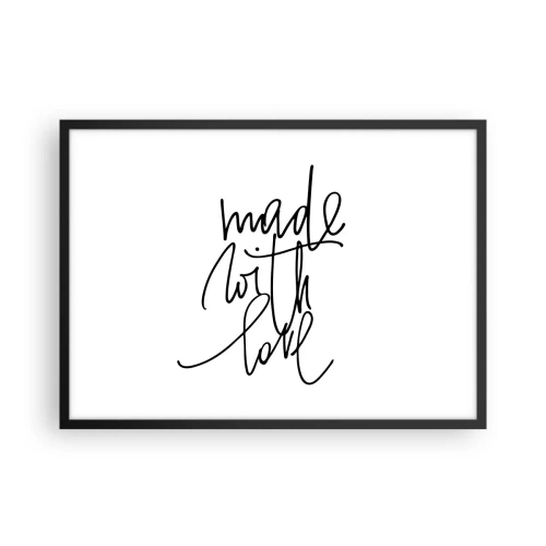 Poster in een zwarte lijst - Het beste merk - 70x50 cm