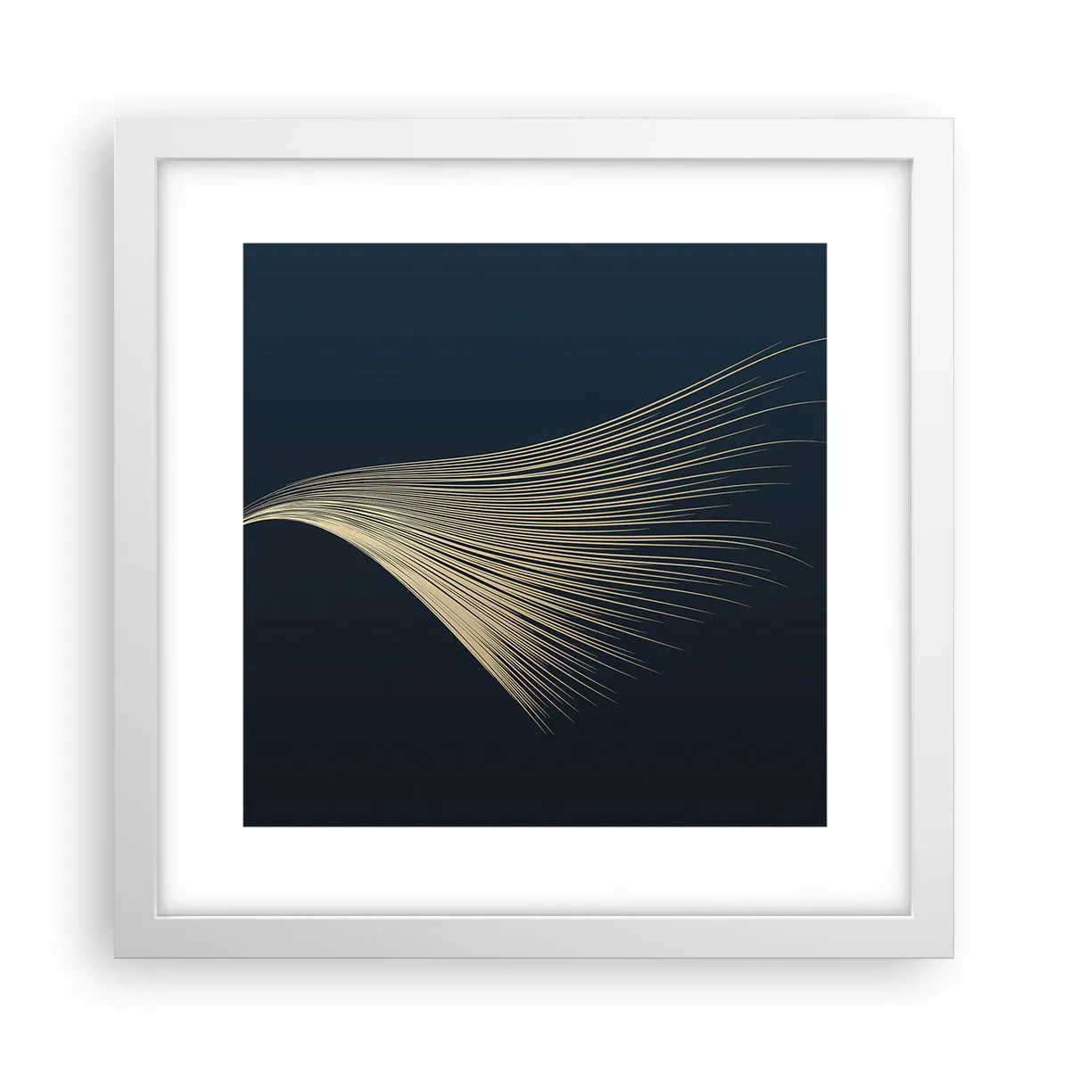 Poster in een witte lijst - Als het haar van een engel - 30x30 cm