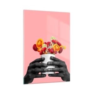 Schilderen op glas - De apotheose van het leven - 50x70 cm