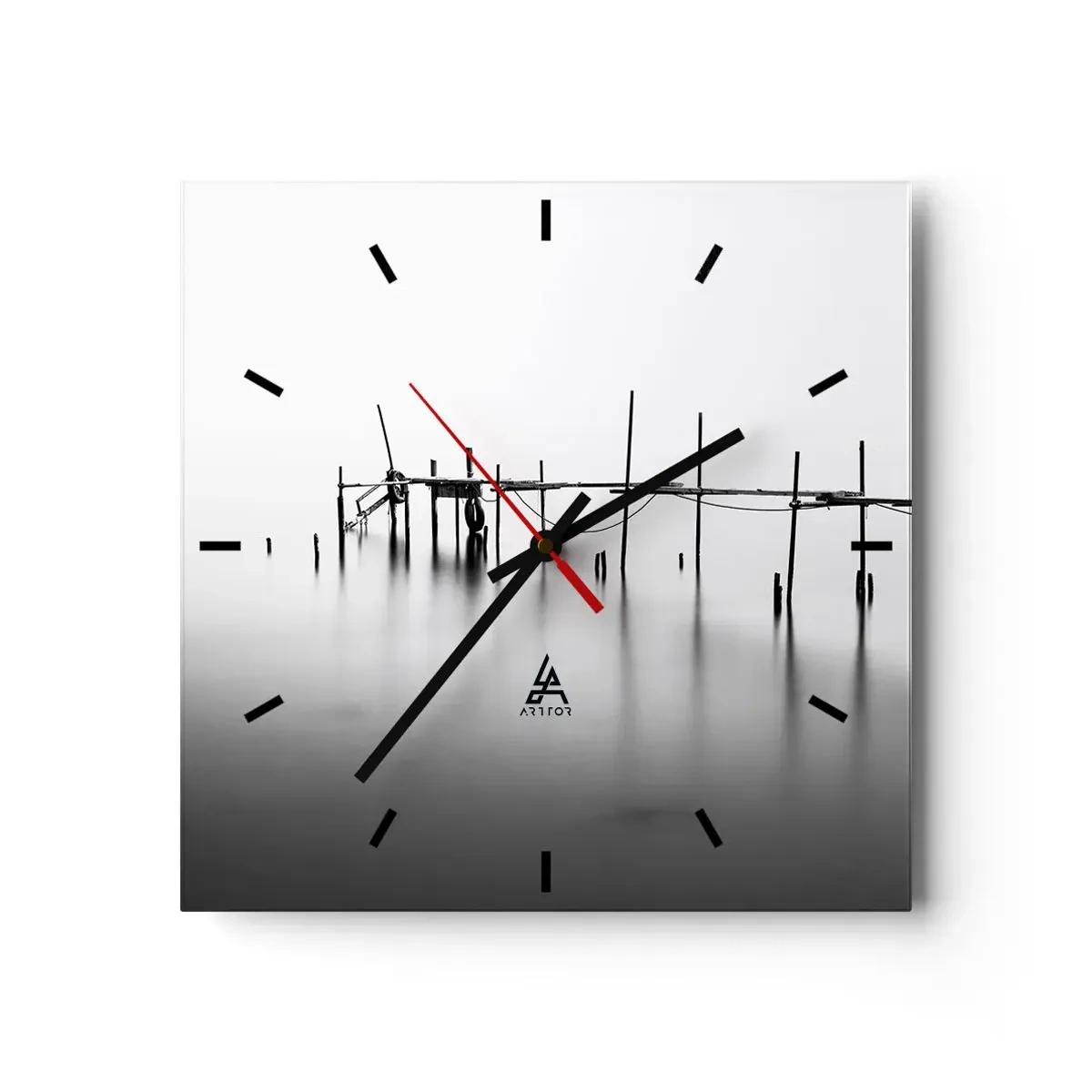 Wandklok - Klok - Wat als er geen wereld is? - 40x40 cm