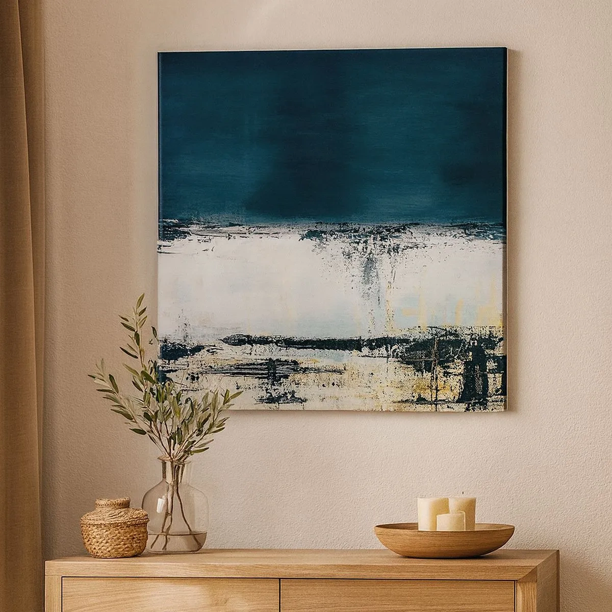 Schilderen op canvas - Horizontale compositie - 30x30 cm