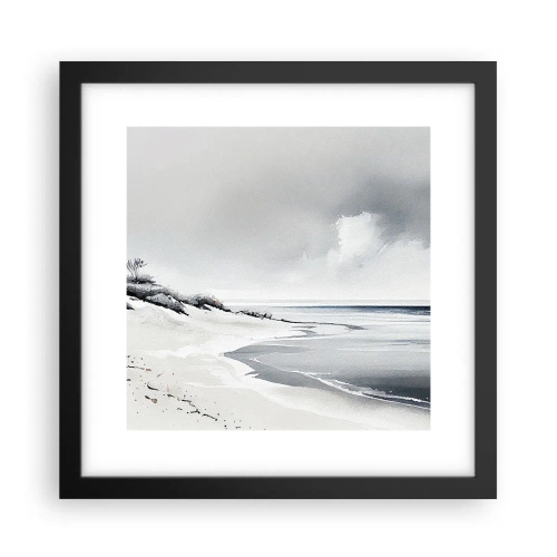 Poster in een zwarte lijst - Voor altijd samen - 30x30 cm