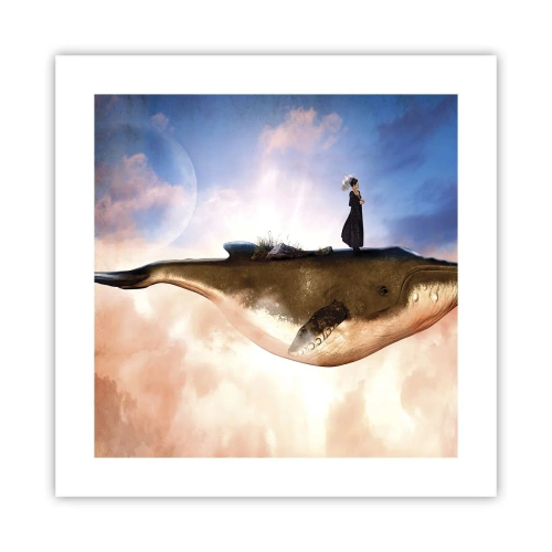 Poster - Een echte reis - 40x40 cm