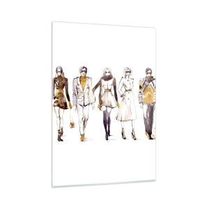 Schilderen op glas - Casual chic, casual elegantie - 50x70 cm