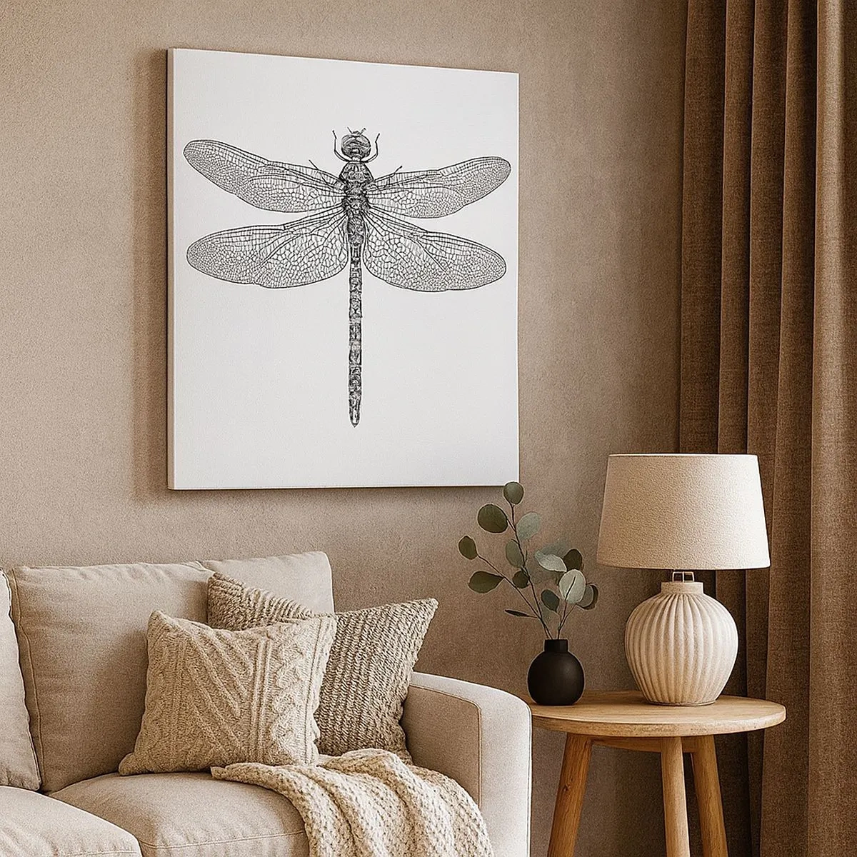 Schilderen op canvas - Precisie van de natuur - 30x30 cm