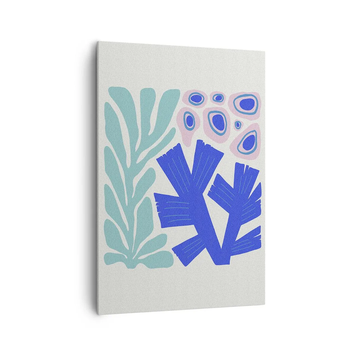 Schilderen op canvas - Onderwater tuin - 70x100 cm