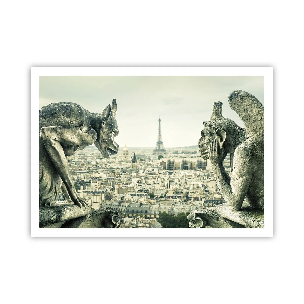 Poster - Parijs' babbelen - 100x70 cm