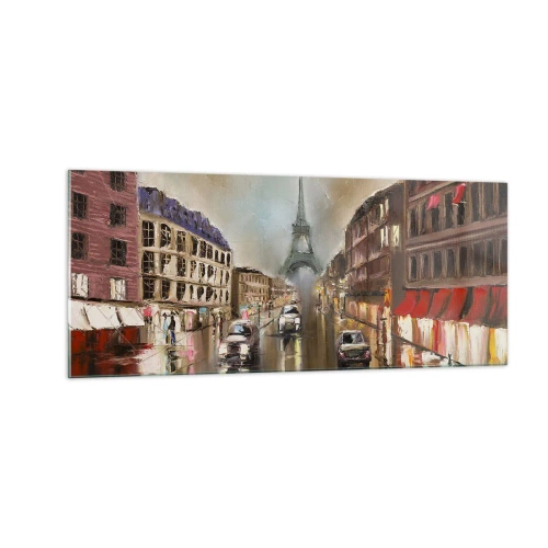 Schilderen op glas - Alleen zij doet ertoe - 100x40 cm