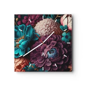 Wandklok - Klok - Natuur in overvloed - 30x30 cm