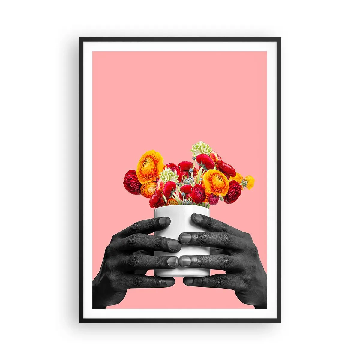 Poster in een zwarte lijst - De apotheose van het leven - 70x100 cm