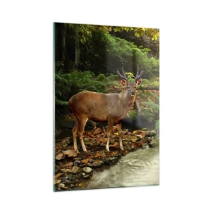 Schilderen op glas - Welkom in mijn wereld - 50x70 cm