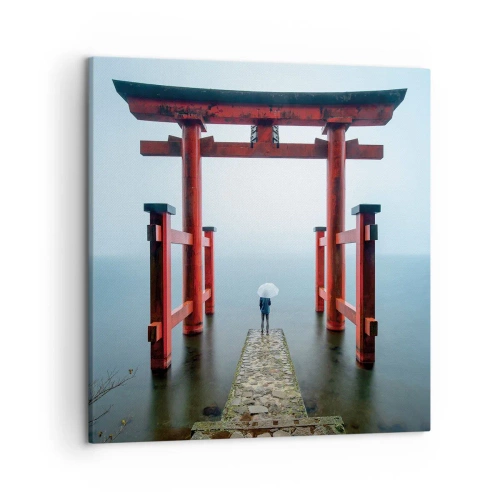 Schilderen op canvas - Japanse mijmering - 50x50 cm