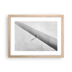 Een poster in een licht eiken lijst - Een duidelijk doel - 40x30 cm