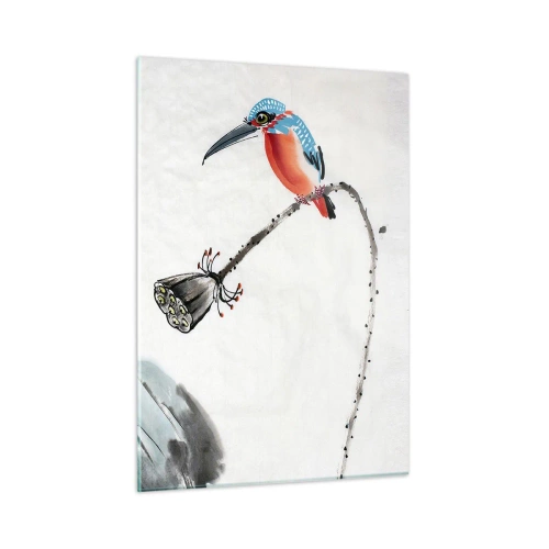 Schilderen op glas - Het leven van de weide - 50x70 cm