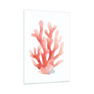 Schilderen op glas - Koraalkleurig koraal - 70x100 cm