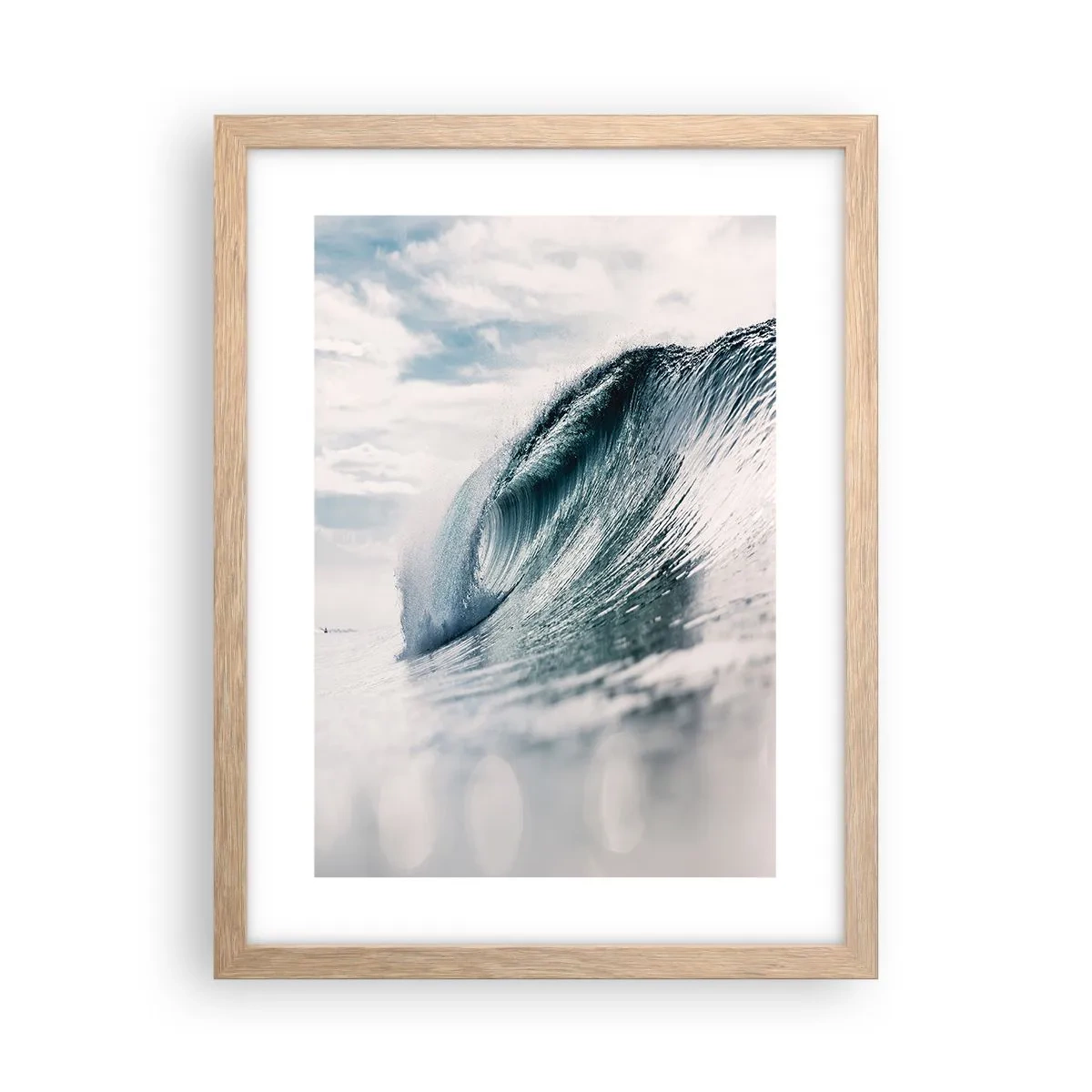 Een poster in een licht eiken lijst - Waterpiek - 30x40 cm