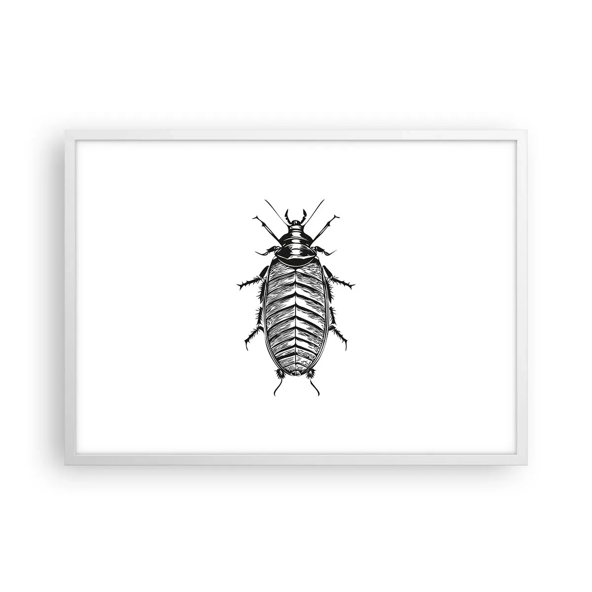 Poster in een witte lijst - Wat een exemplaar! - 70x50 cm