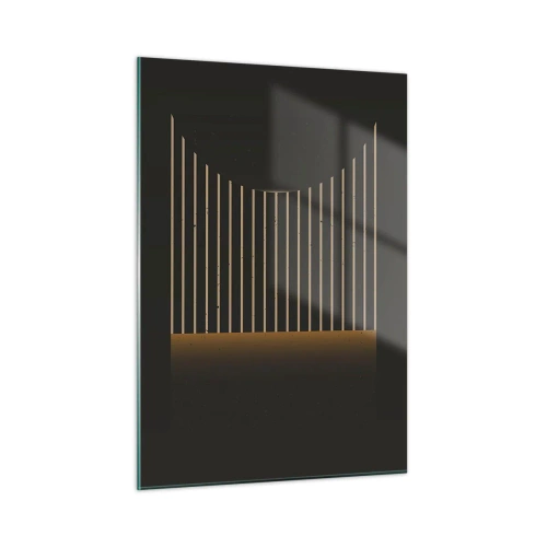 Schilderen op glas - Verken de duisternis - 50x70 cm