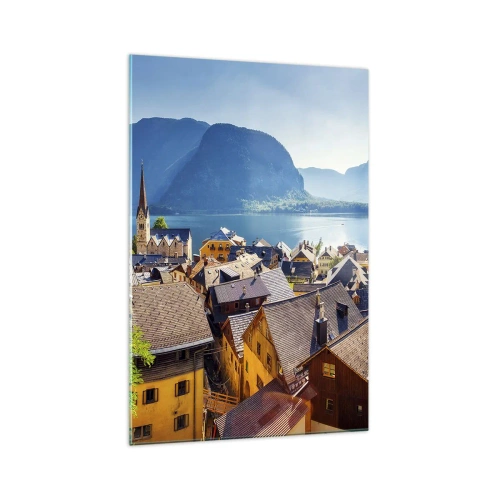 Schilderen op glas - Het kan niet meer schilderachtiger zijn - 70x100 cm