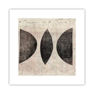 Poster - etnische abstractie - 30x30 cm