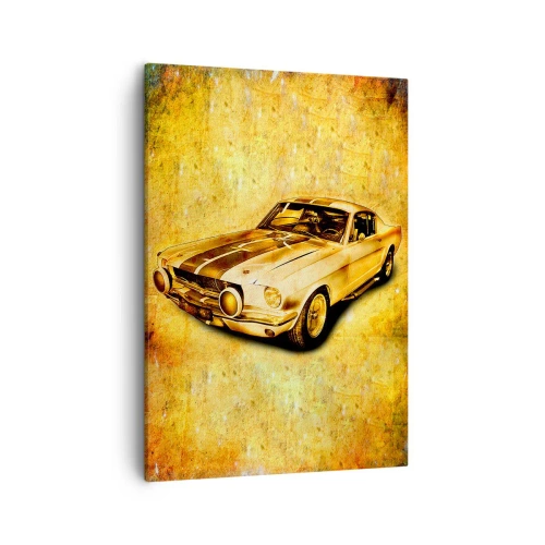 Schilderen op canvas - Gekke jaren 70 - 50x70 cm