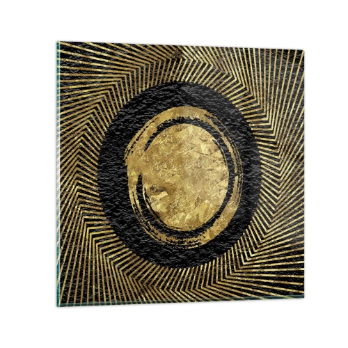 Schilderen op glas - Glamour-compositie - 40x40 cm