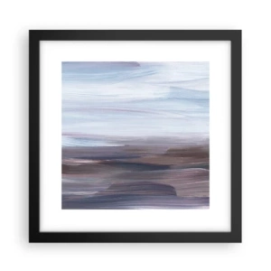 Poster in een zwarte lijst - Elementen: water - 30x30 cm