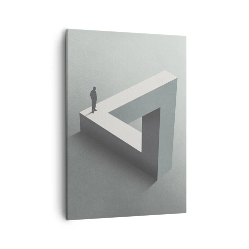 Schilderen op canvas - Maar het is toch mogelijk - 50x70 cm