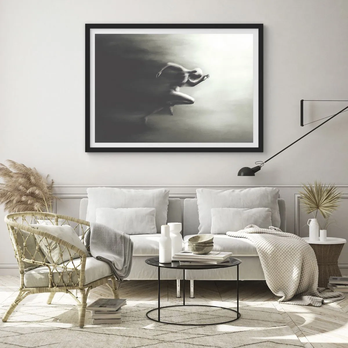 Poster in een zwarte lijst - Niet te stopen - 70x50 cm