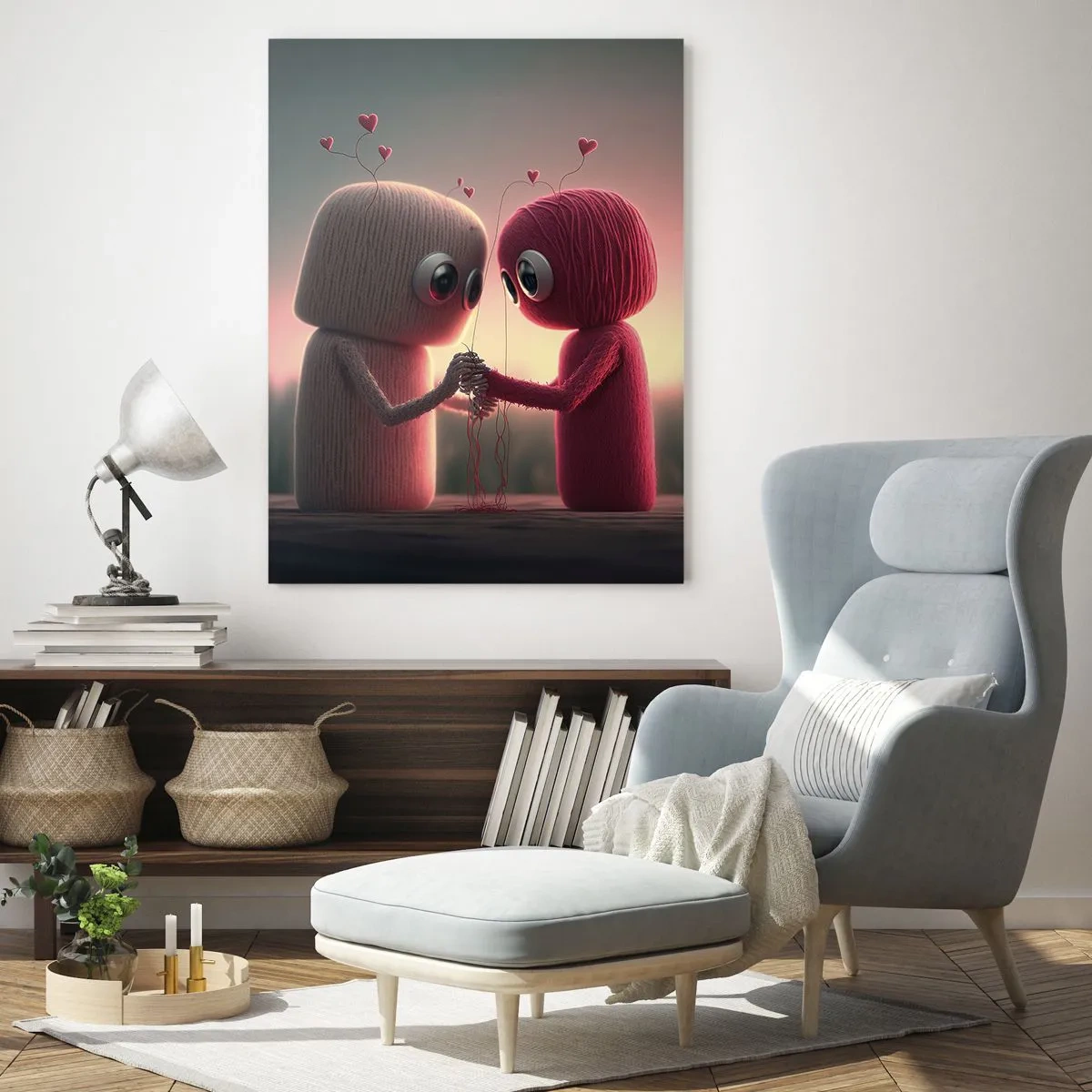 Schilderen op glas - Iedereen mag liefhebben - 50x70 cm