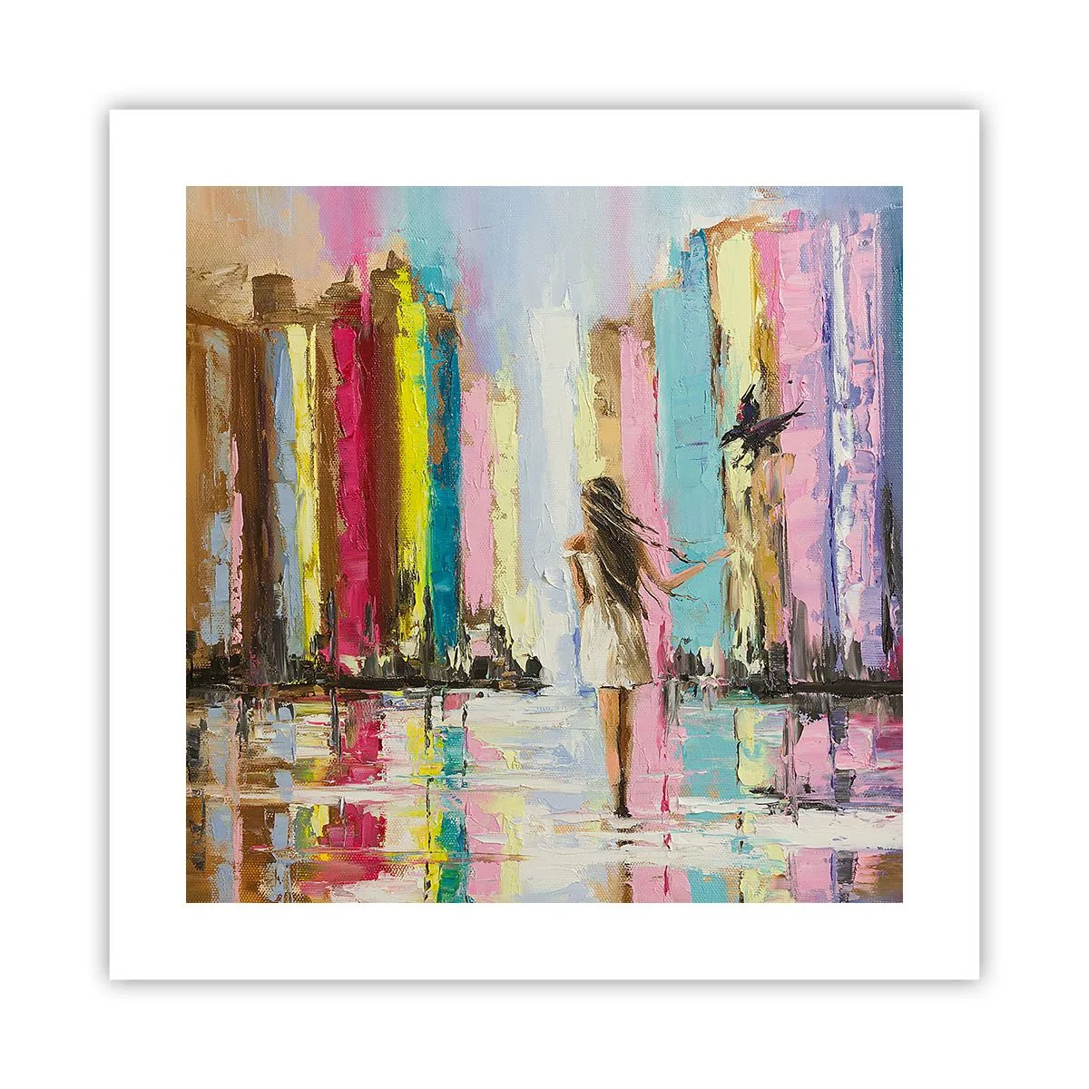 Poster - Volg mij - 40x40 cm