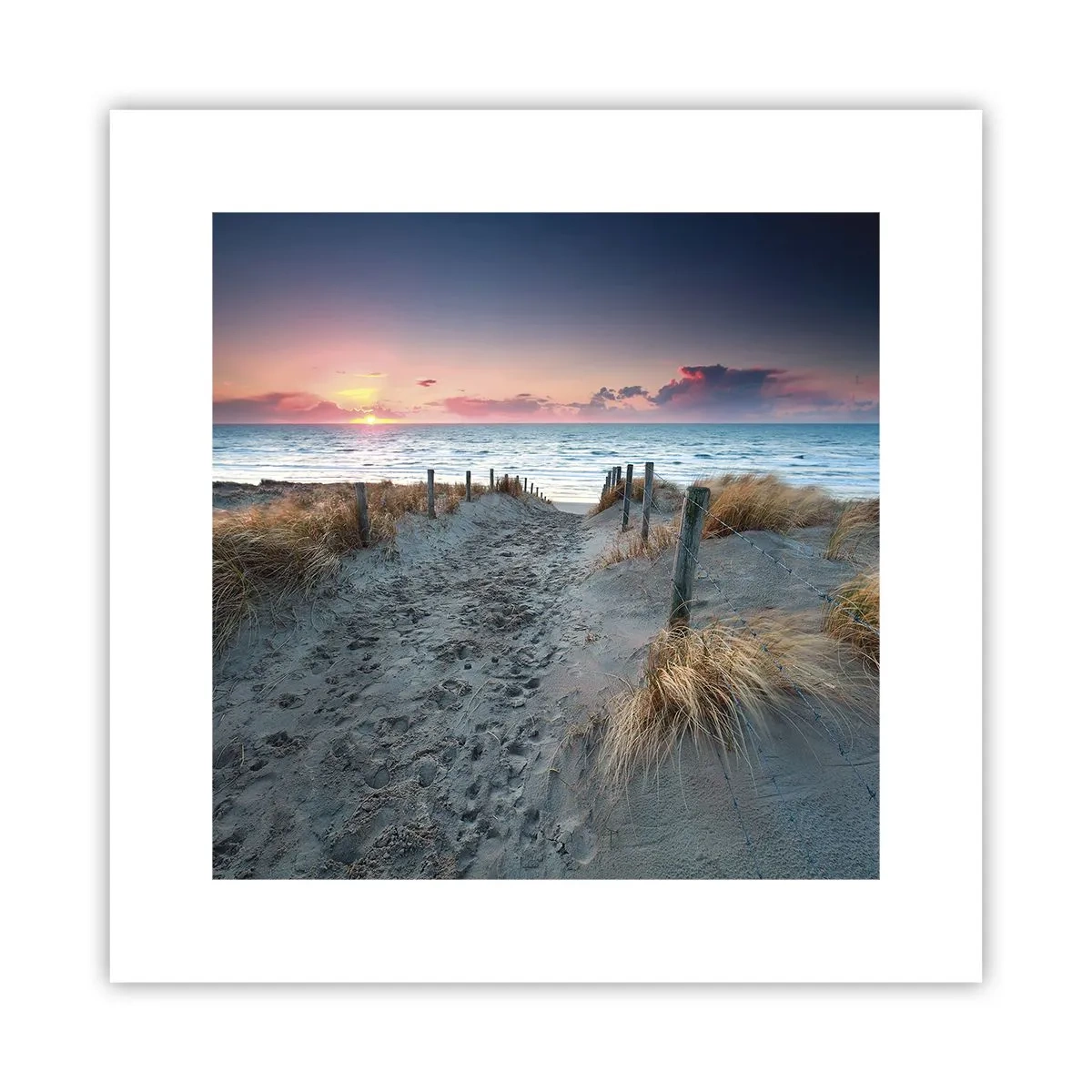 Poster - Je liet een regenboog van licht stralend... - 30x30 cm