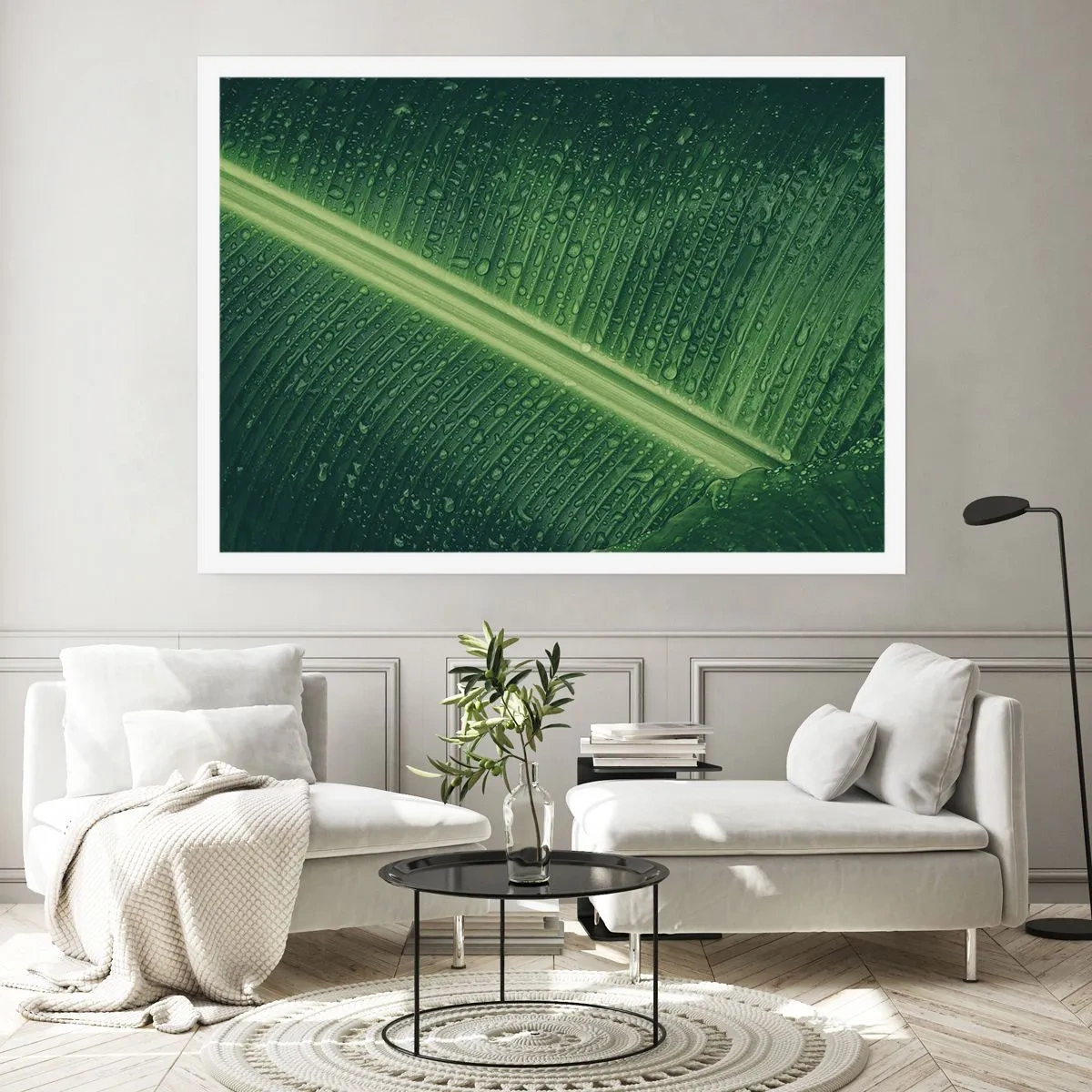 Poster - De structuur van groen - 50x40 cm