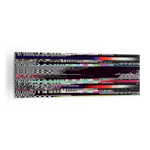 Schilderen op canvas - Het controlebeeld van de werkelijkheid - 160x50 cm