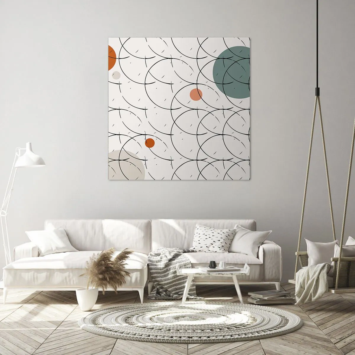 Schilderen op canvas - In de pop-art-sfeer - 40x40 cm